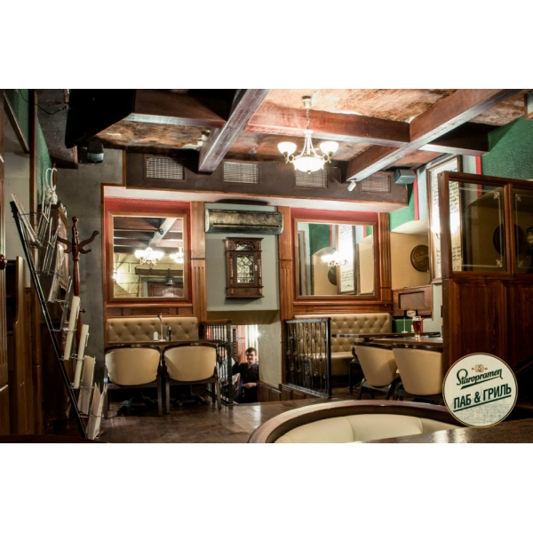 Ресторанный сервис бронирования столиков menu-rest.com - Интерьер ресторана "Staropramen Pub & Grill"