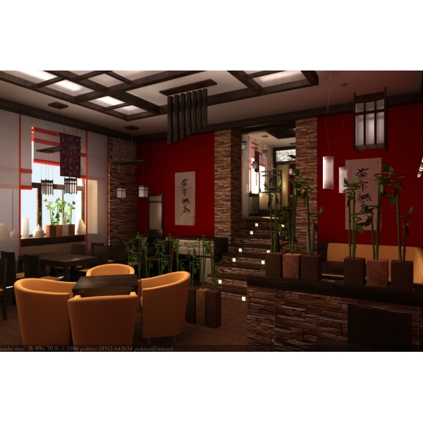 Ресторанный сервис бронирования столиков menu-rest.com - Интерьер ресторана "Планета Суши"