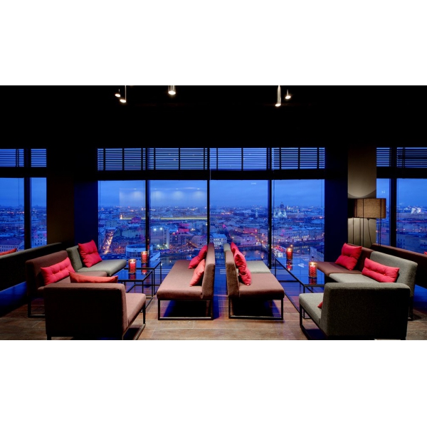 Ресторанный сервис бронирования столиков menu-rest.com - Интерьер ресторана "АЗИМУТ Отель Санкт-Петербург"