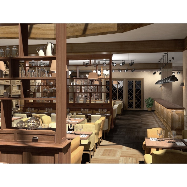 Ресторанный сервис бронирования столиков menu-rest.com - Интерьер ресторана "Fazenda"