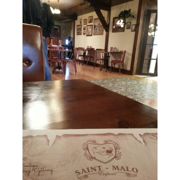 Ресторанный сервис бронирования столиков menu-rest.com - Интерьер ресторана "Saint Malo"