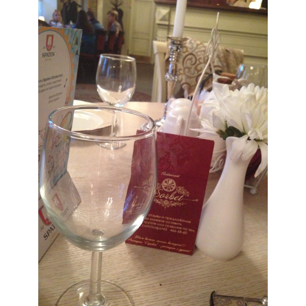 Ресторанный сервис бронирования столиков menu-rest.com - Интерьер ресторана "Sorbet"