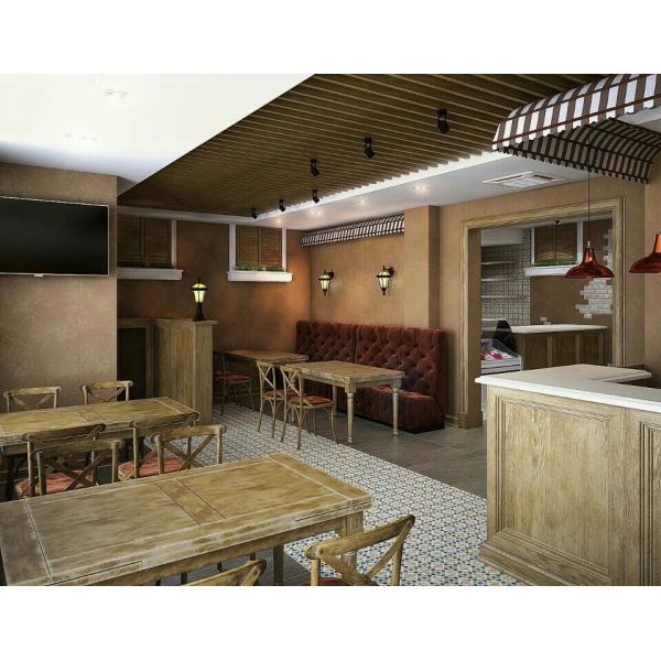 Ресторанный сервис бронирования столиков menu-rest.com - Интерьер ресторана "Amo La Pizza"