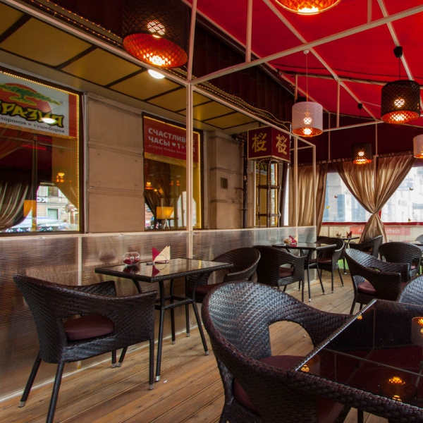 Ресторанный сервис бронирования столиков menu-rest.com - Интерьер ресторана "Евразия"