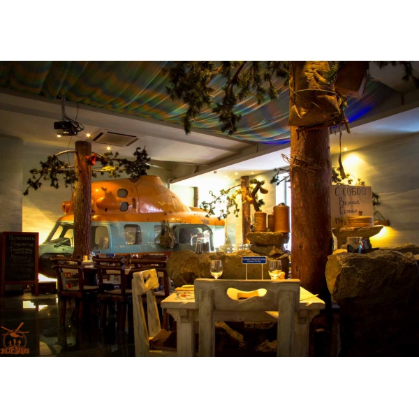 Ресторанный сервис бронирования столиков menu-rest.com - Интерьер ресторана "Экспедиция"