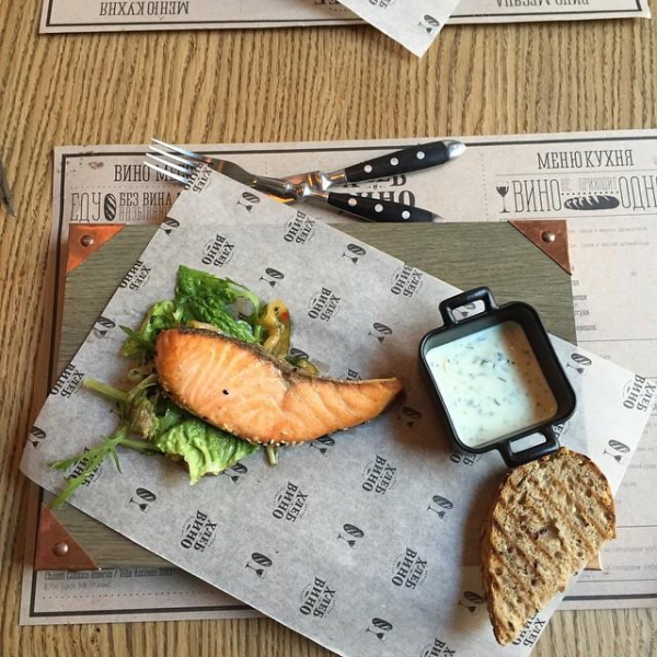 Ресторанный сервис бронирования столиков menu-rest.com - Интерьер ресторана "Хлеб и вино"