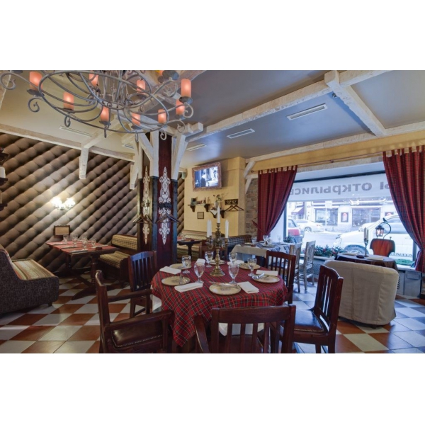 Ресторанный сервис бронирования столиков menu-rest.com - Интерьер ресторана "Шотландская клетка"