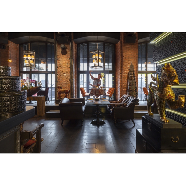 Ресторанный сервис бронирования столиков menu-rest.com - Интерьер ресторана "Black Thai"